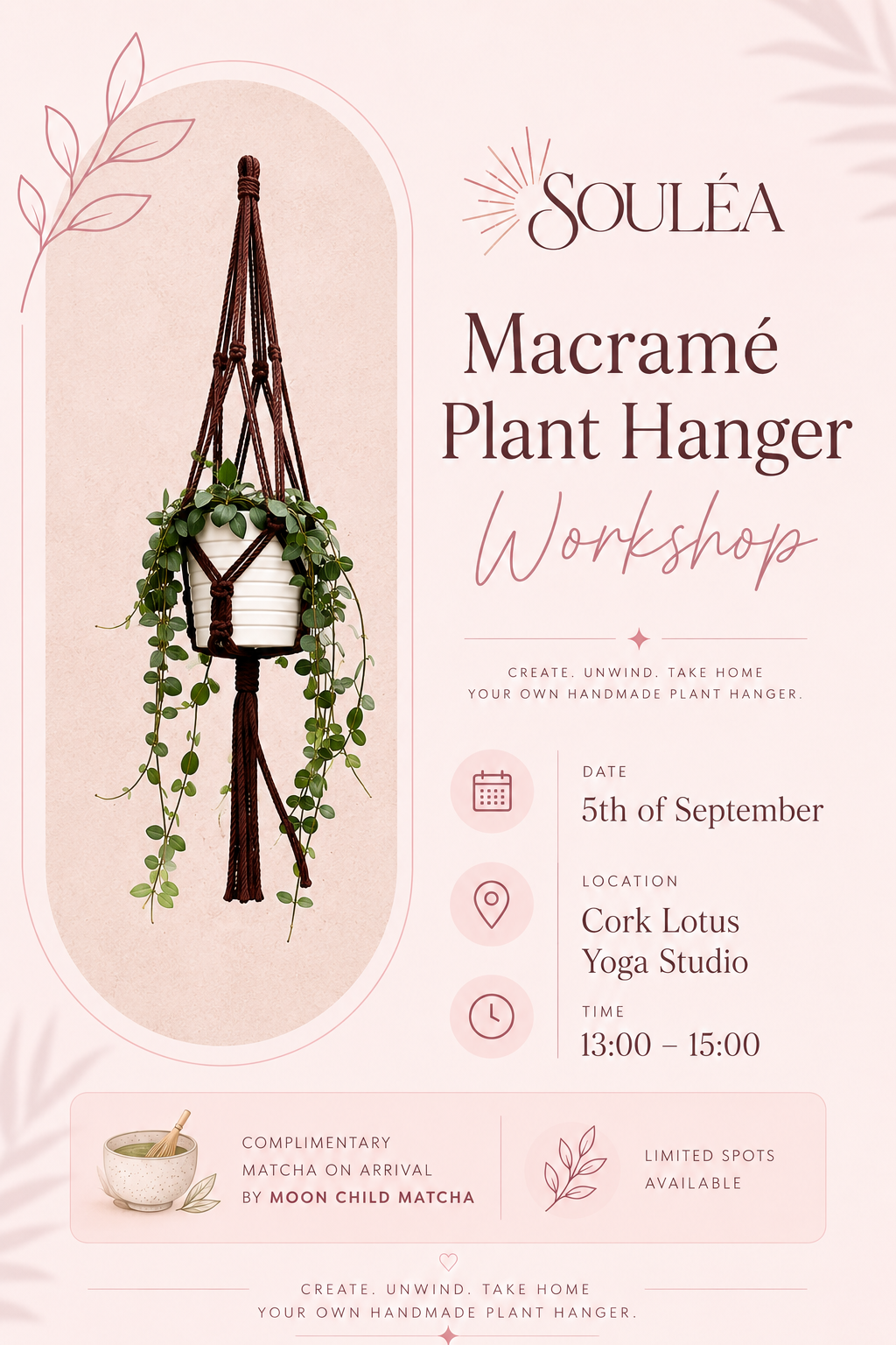 Macramé Plant Hanger Workshop 🌿