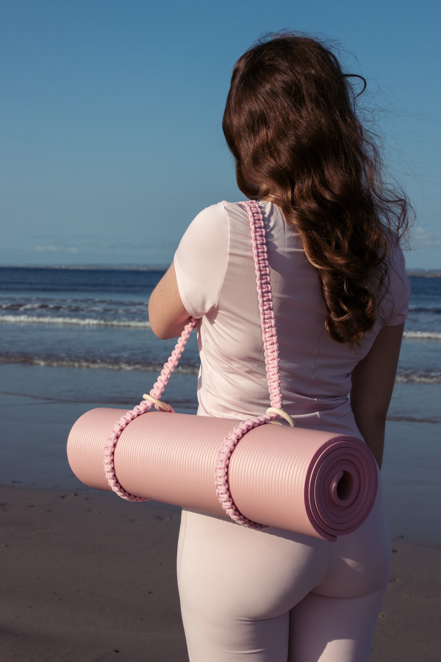 Soft Pink Mat Strap