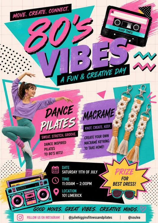 Move, Make & Mingle - 80’s vibe 🎶