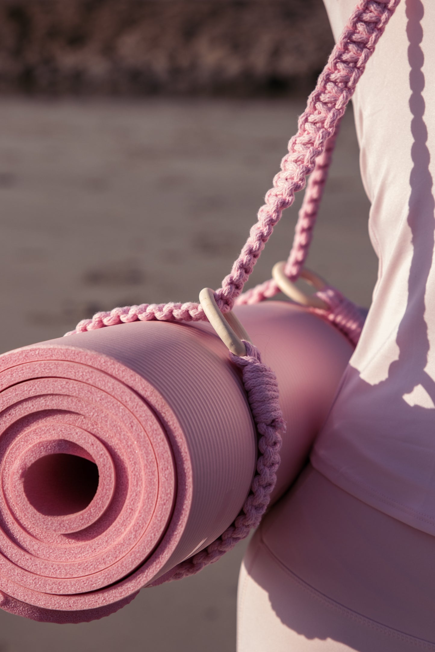 Soft Pink Mat Strap